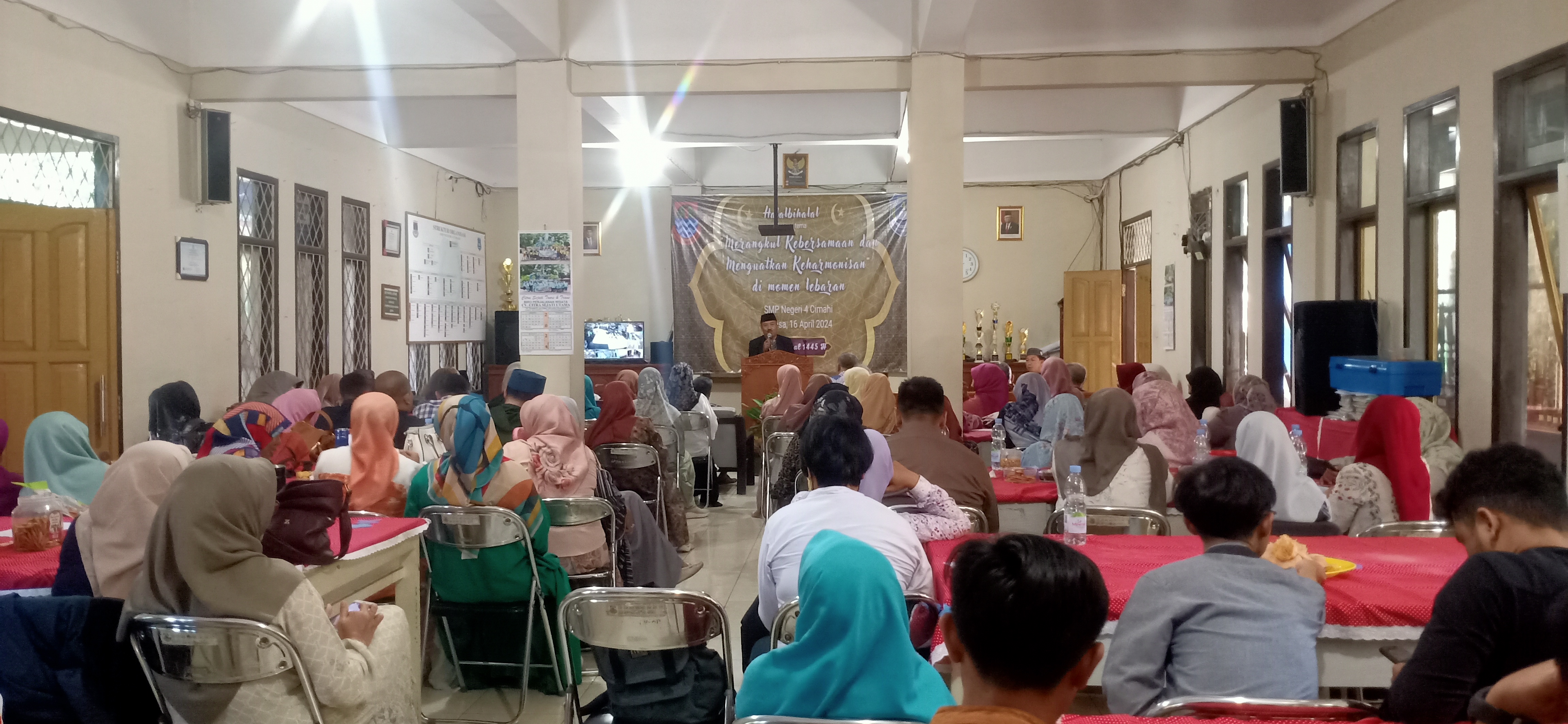 Halal Bihalal Bersama Keluarga SMPN 4 Cimahi
