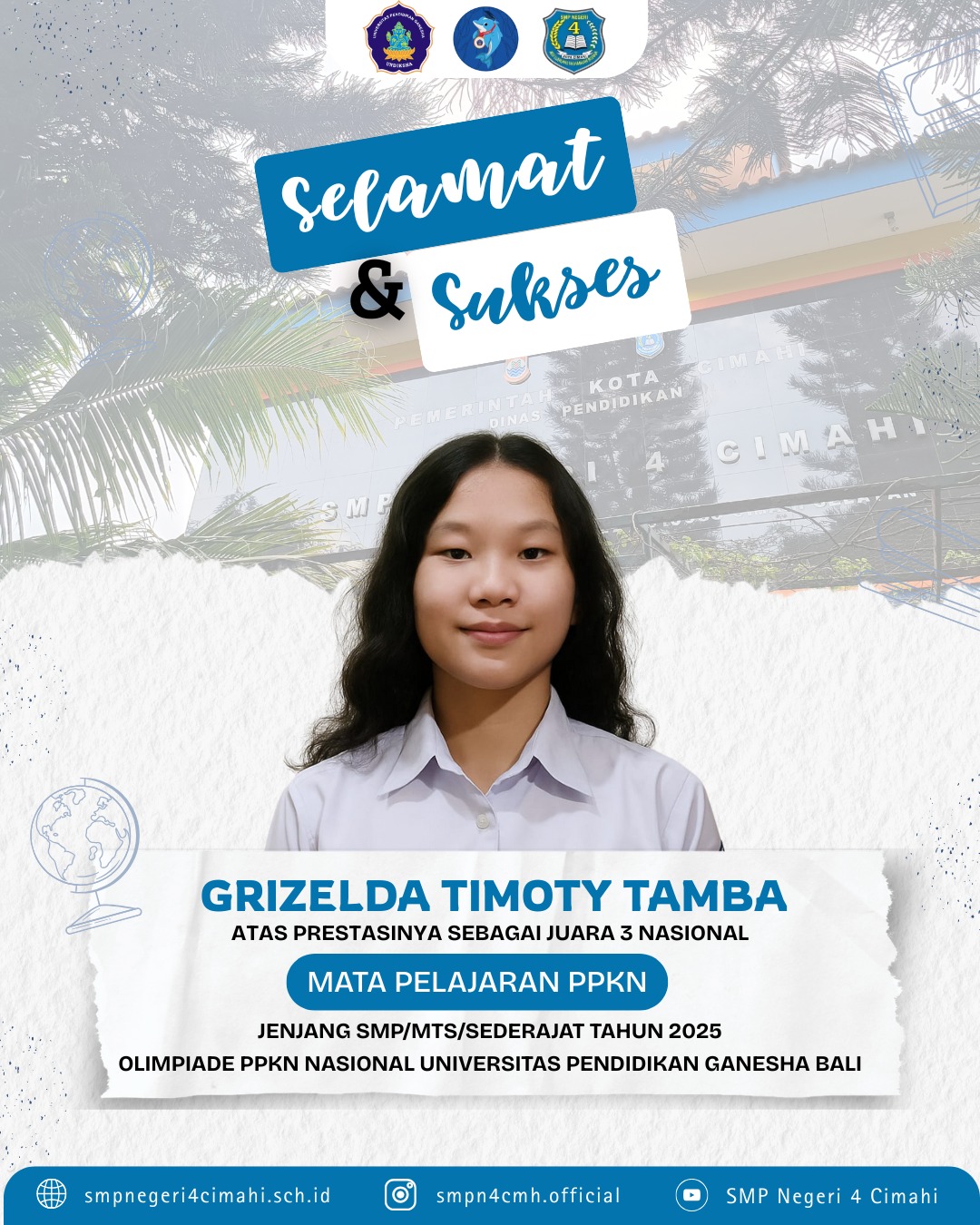 GRIZELDA BERHASIL SABET JUARA 3 NASIONAL OSN PKN
